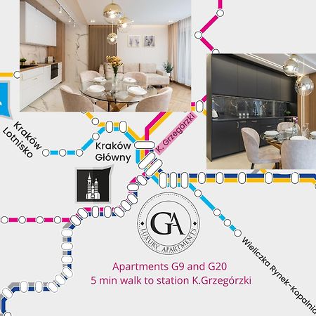Ga Luxury Apartments G20 Krakow Dış mekan fotoğraf