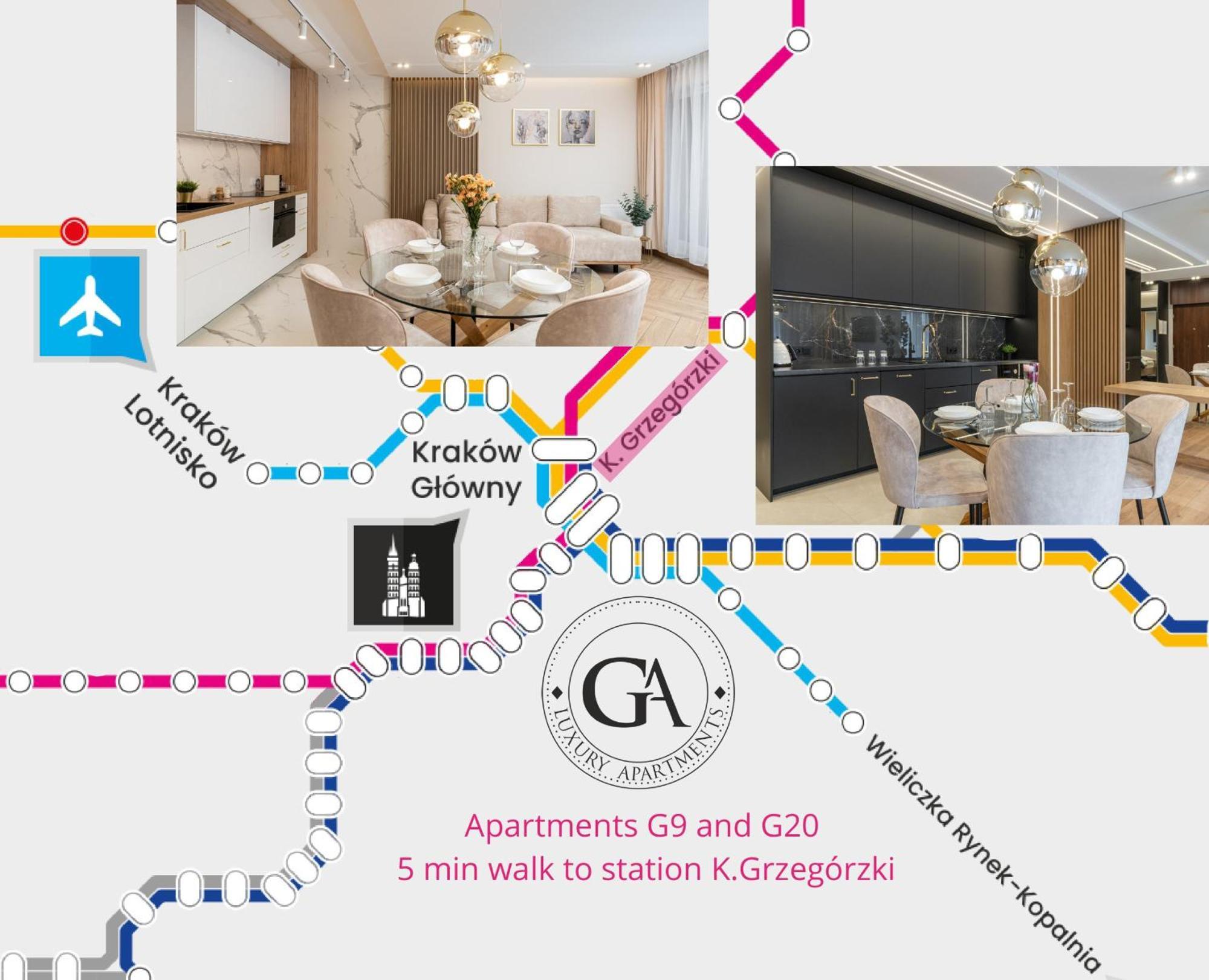 Ga Luxury Apartments G20 Krakow Dış mekan fotoğraf